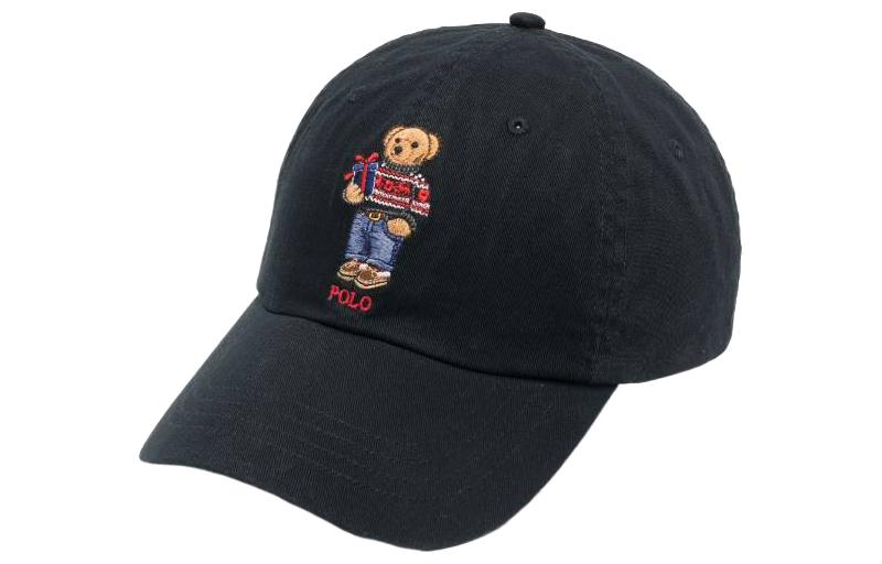 

Хлопковая бейсболка мужская черная Polo Ralph Lauren