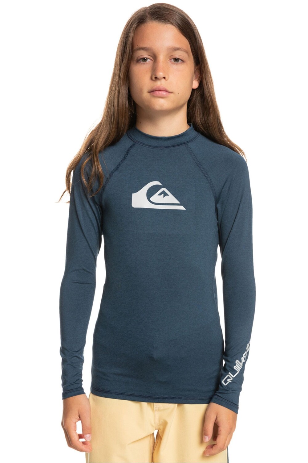 

На все времена с длинным рукавом Quiksilver, синий