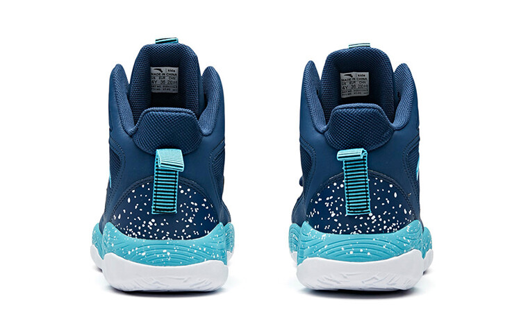 Детские баскетбольные кроссовки GS High-top Ordnance Blue/Chlorine Blue/Anta White Anta Kids — фото 4