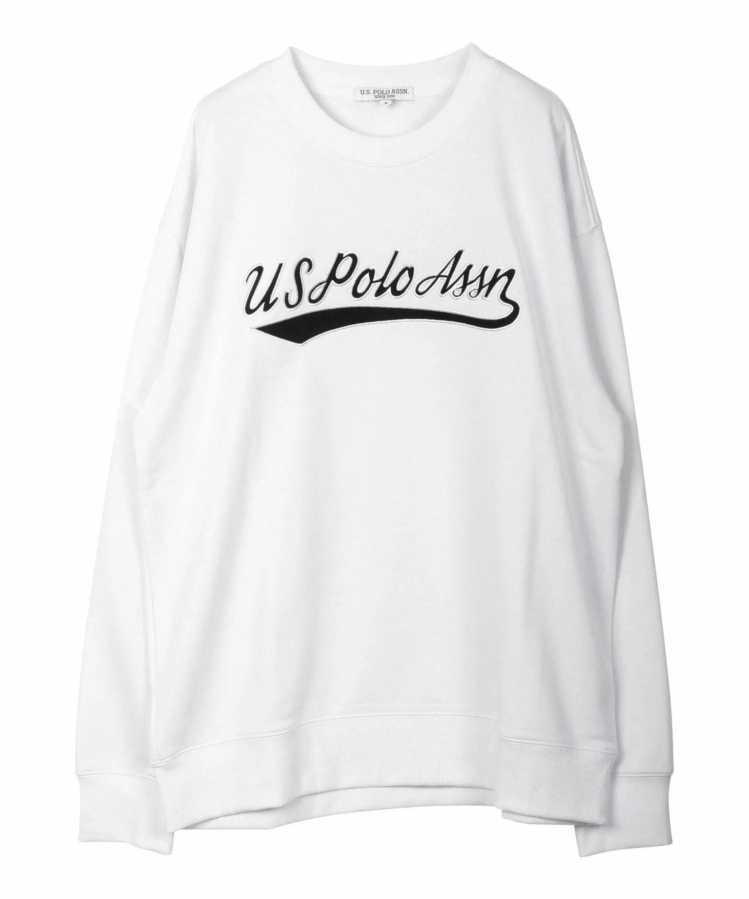 Свитшот с круглым вырезом, US.POLO ASSN. U.S. Polo Assn., B White — фото 4