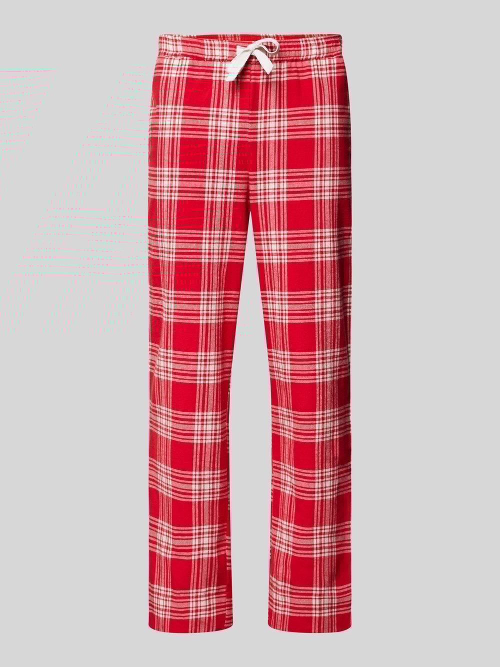 

Пижамные брюки прямого кроя с боковыми карманами Jake*s Casual, красный