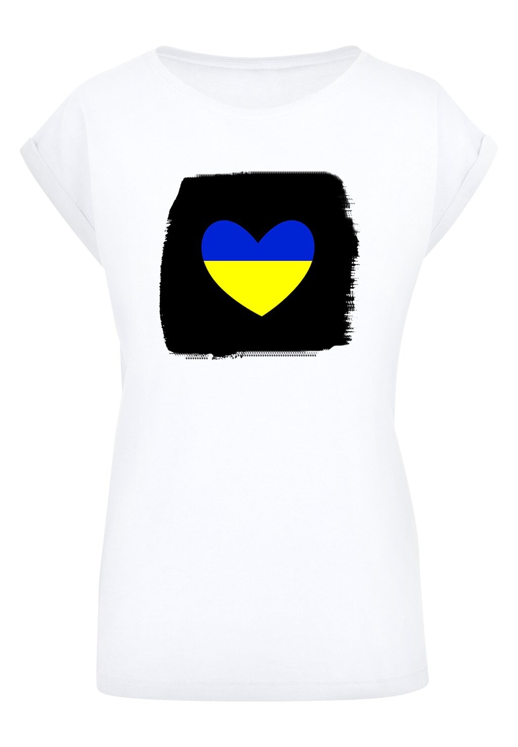

Футболка с принтом PEACE BRUSH HEART EXTENDED Merchcode, белый