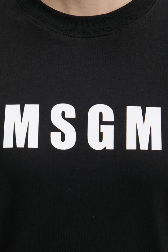 

Хлопковая футболка Msgm, черный