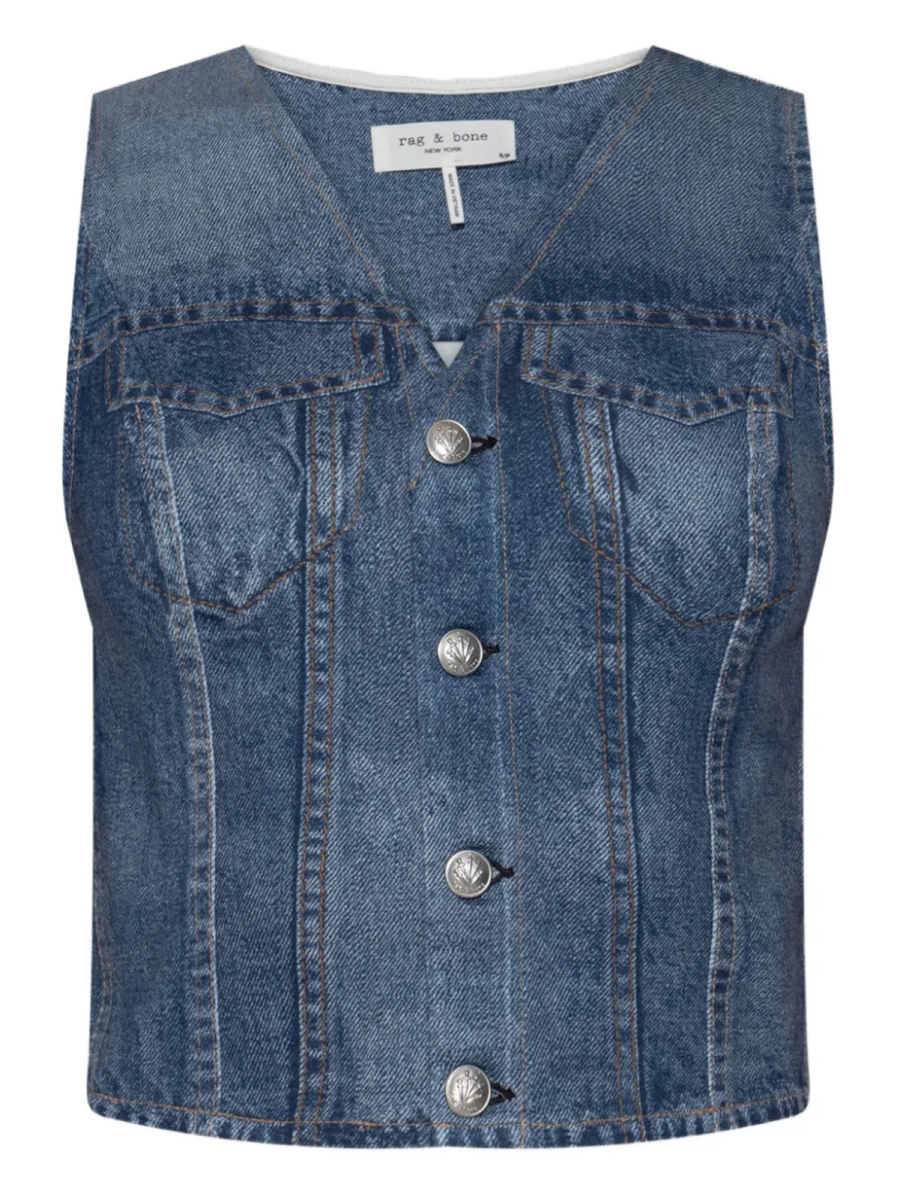 

Жилет Miramar Isabella rag & bone, синий