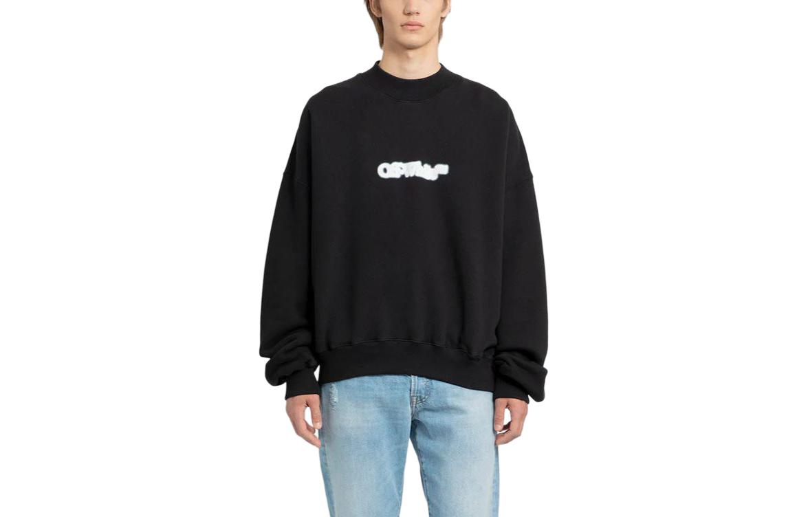 

Свитер мужской Off-White Logo Printed, черный