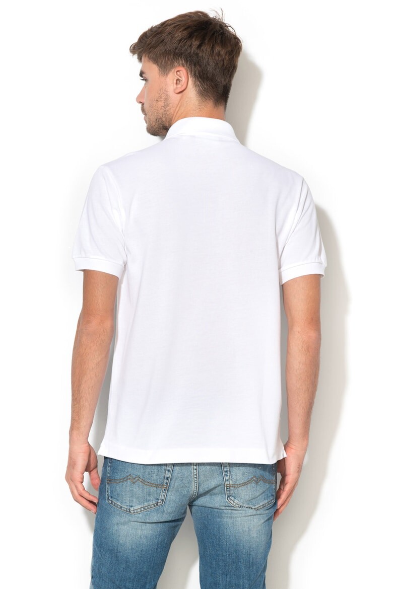 Поло Lacoste Classic Fit L.12.12, белый — фото 4