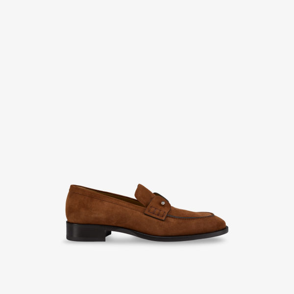 

Кожаные лоферы Chambelimoc Christian Louboutin, цвет cuir