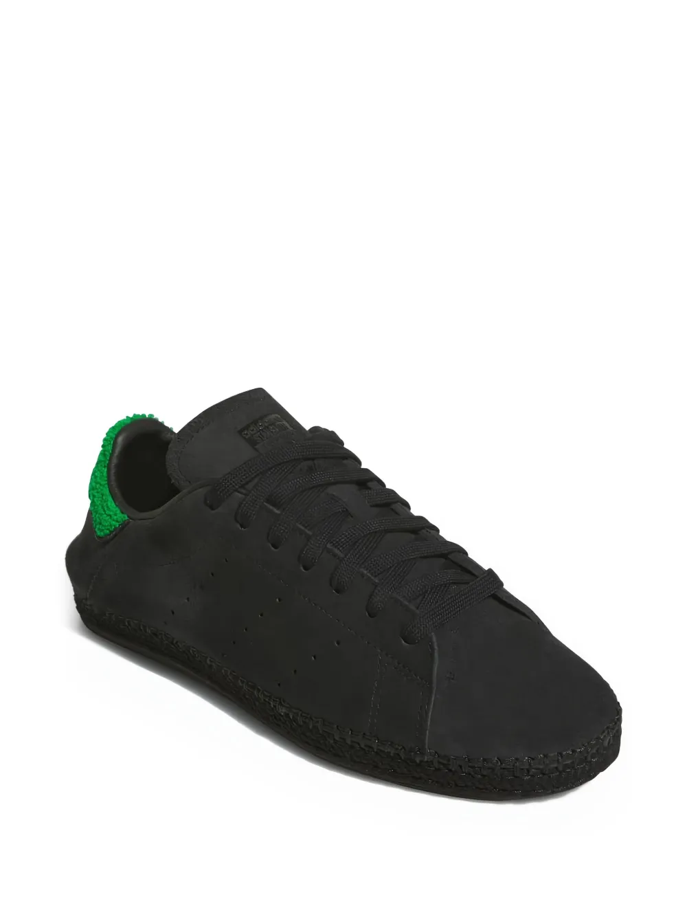Кроссовки Stan Smith Core Black/Green adidas, черный — фото 2