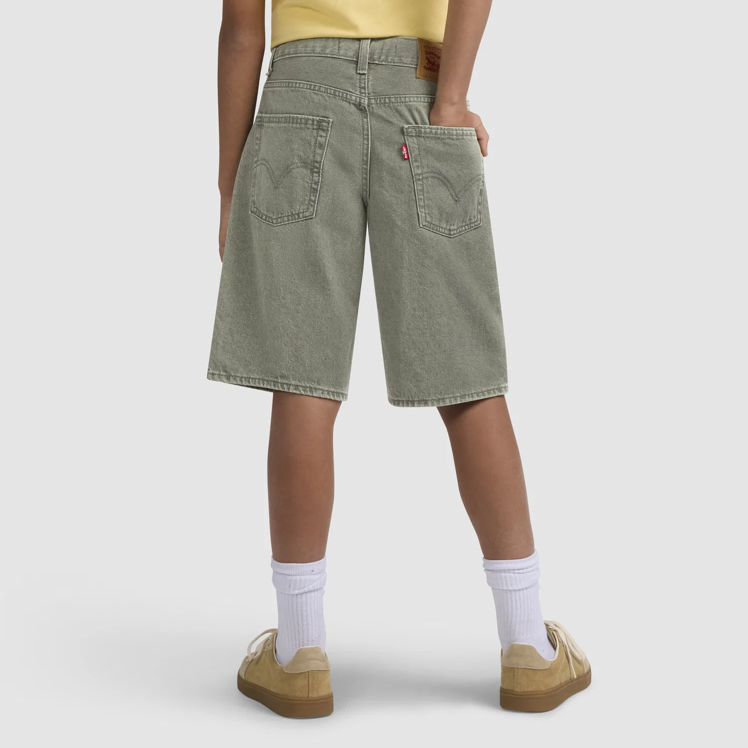 Шорты для скейтбординга, большие размеры для мальчиков 8-20 лет Levi's, Medium Wash — фото 3