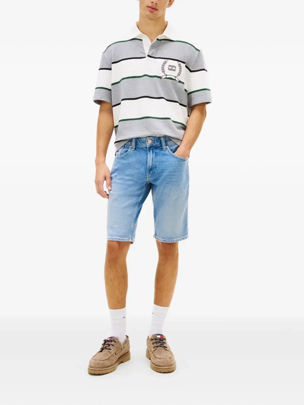 Джинсовые шорты Ronnie Tommy Hilfiger, синий — фото 2