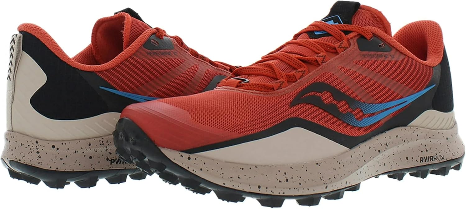Мужские кроссовки для трейлового бега Saucony Peregrine 12, Clay/Loam — фото 3