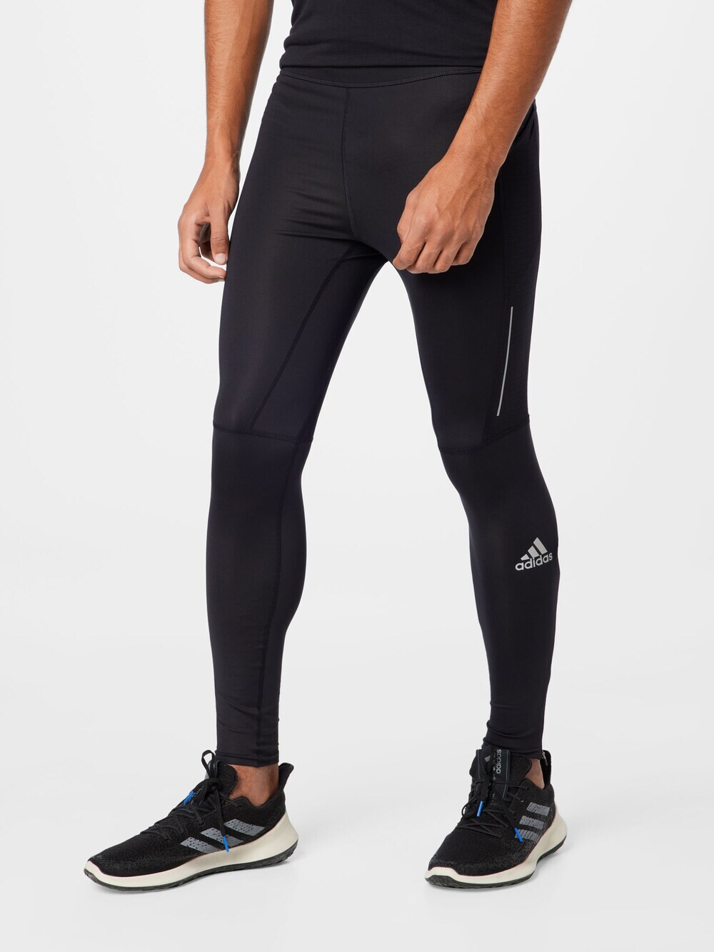 Узкие тренировочные брюки Adidas Own The Run, черный — фото 2