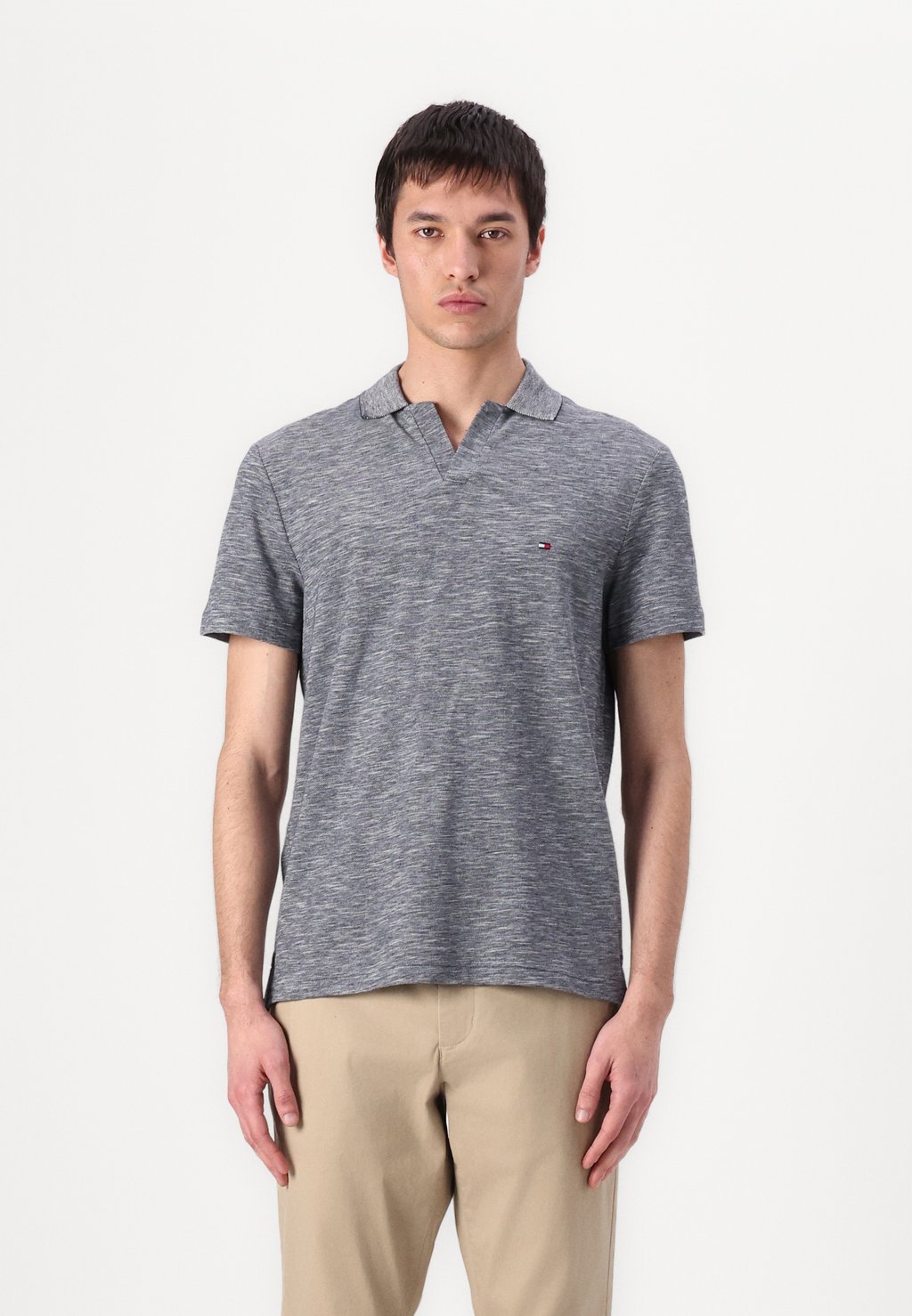 

Поло SLUB Tommy Hilfiger, синий