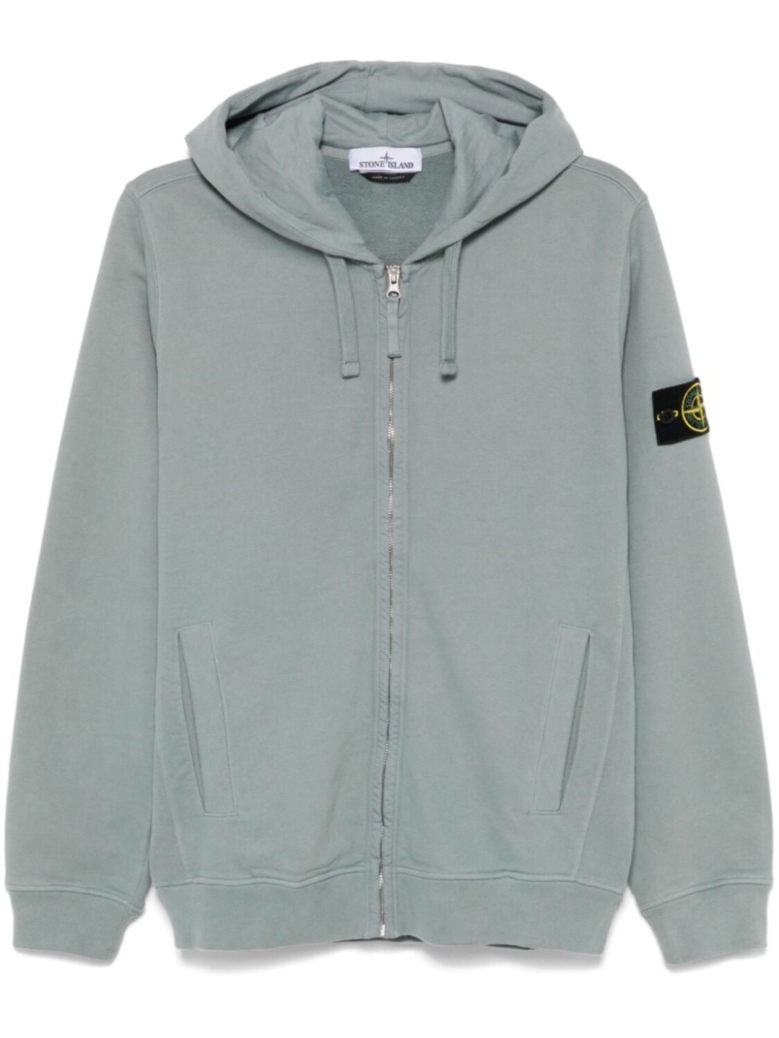 

Худи из джерси Stone Island, серый