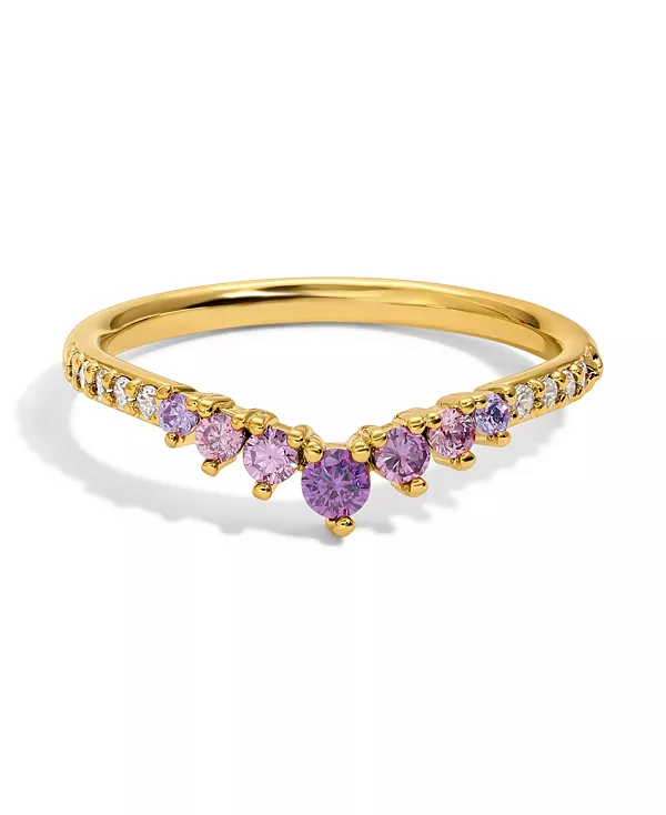 

Кольцо с искусственным кубическим цирконием Girls Crew, july