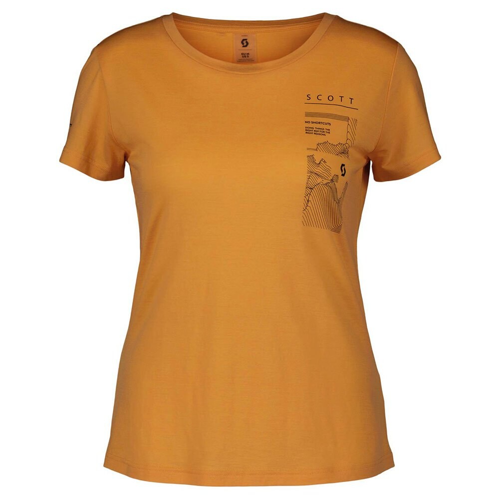 

Футболка с коротким рукавом Scott Defined Merino Graphic, оранжевый