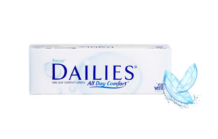 

Влажные ежедневные линзы Vision Care с содержанием влаги выше 55%, 30 шт ALCON