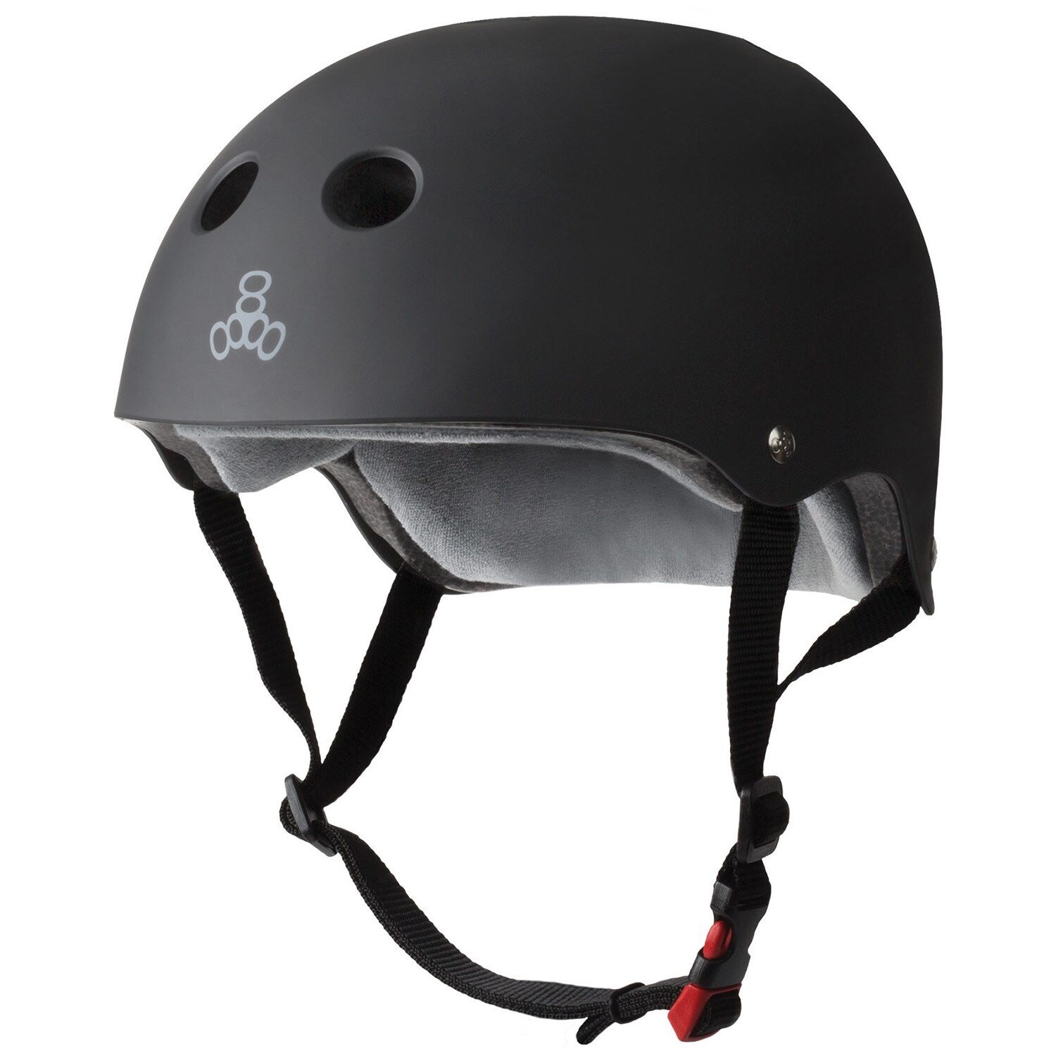 

Шлем для скейтбординга Triple 8 The Certfied Sweatsaver, черный