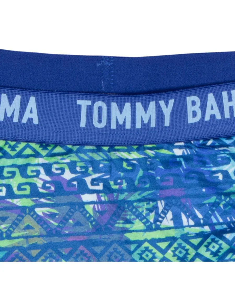 Комплект из 5 компрессионных боксерских шорт для мальчиков Tommy Bahama, синий/зеленый/белый — фото 3