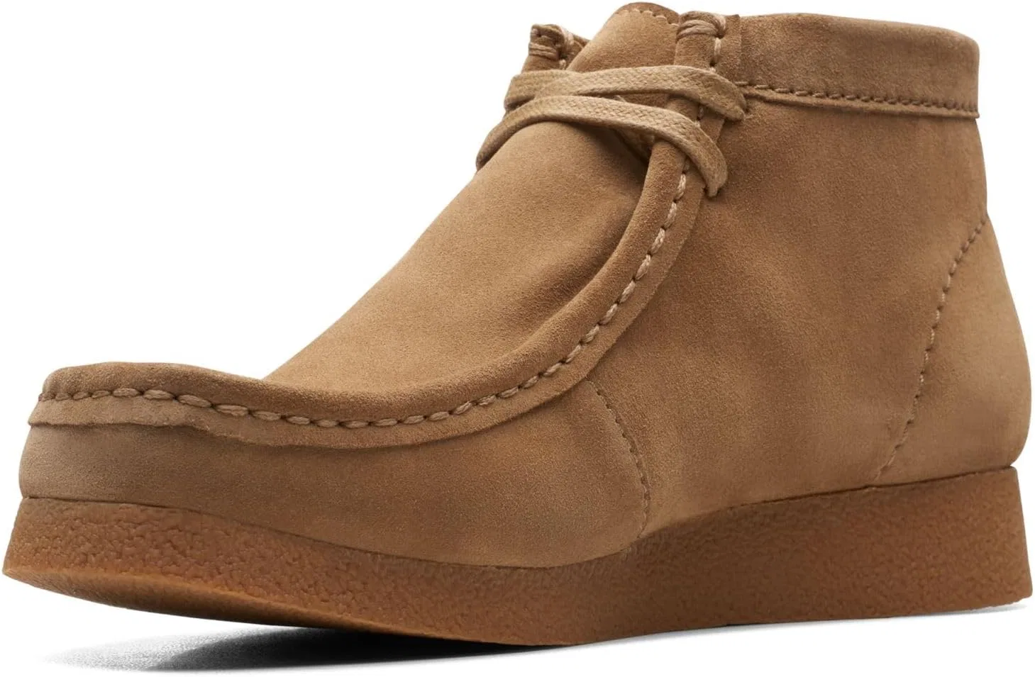 Мужские ботинки Clarks Wallabee Evo, ботинки Oxford, 2-Dark Grey Suede — фото 2