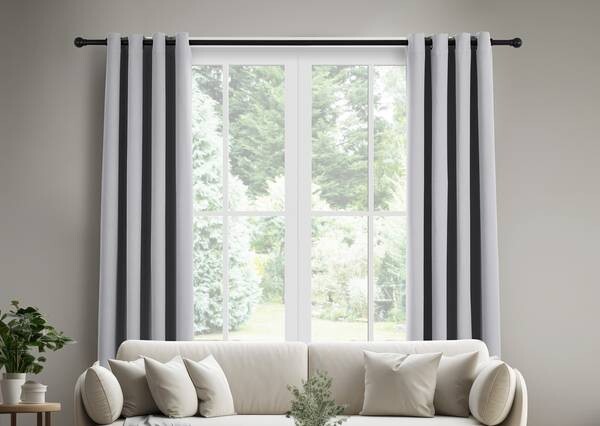 

Штора Lifa Living 250x150 cm, 150x250x250 см цвет warmes grau