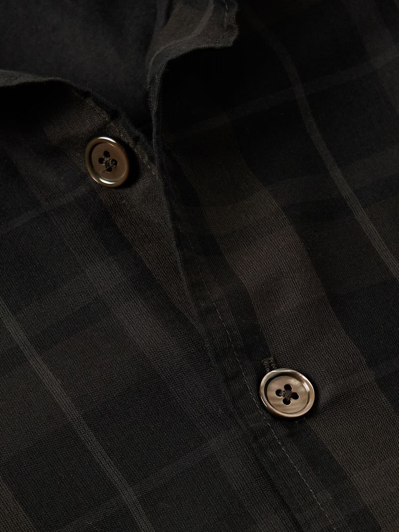 

Заимствованная клетчатая тканая рубашка OUR LEGACY, коричневый