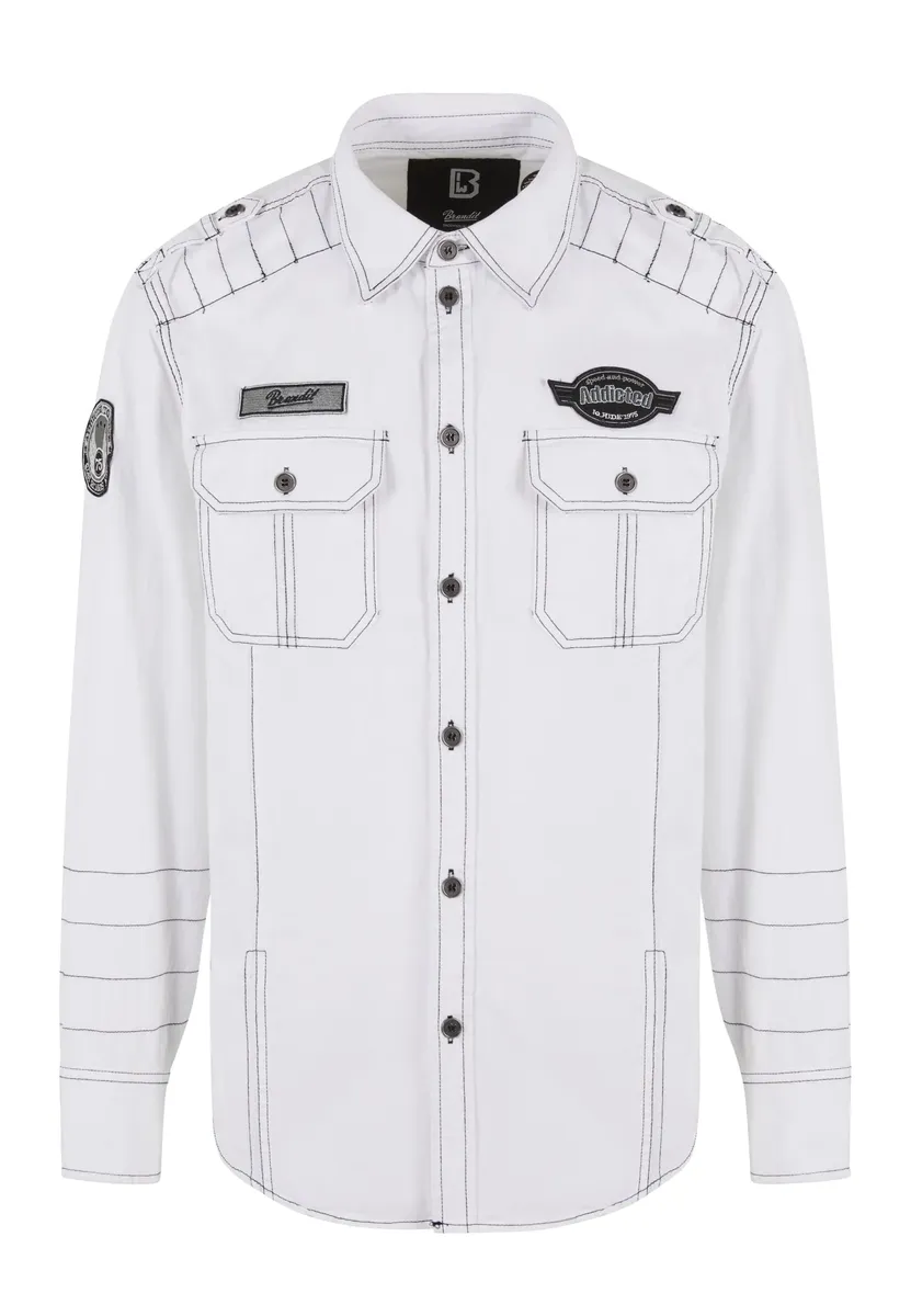 

Рубашка Brandit с длинными рукавами " Brandit Men's Luis Vintage Shirt" (1 шт.), белый