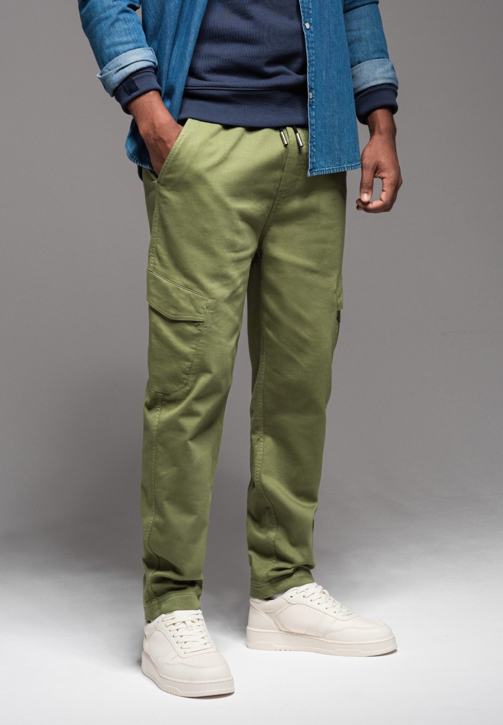 

Брюки карго JOGGER Ombre, хаки