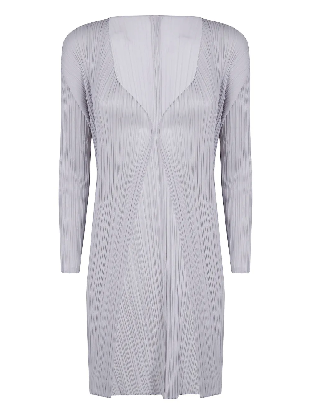 

Плиссированное пальто Pleats Please Issey Miyake, серый
