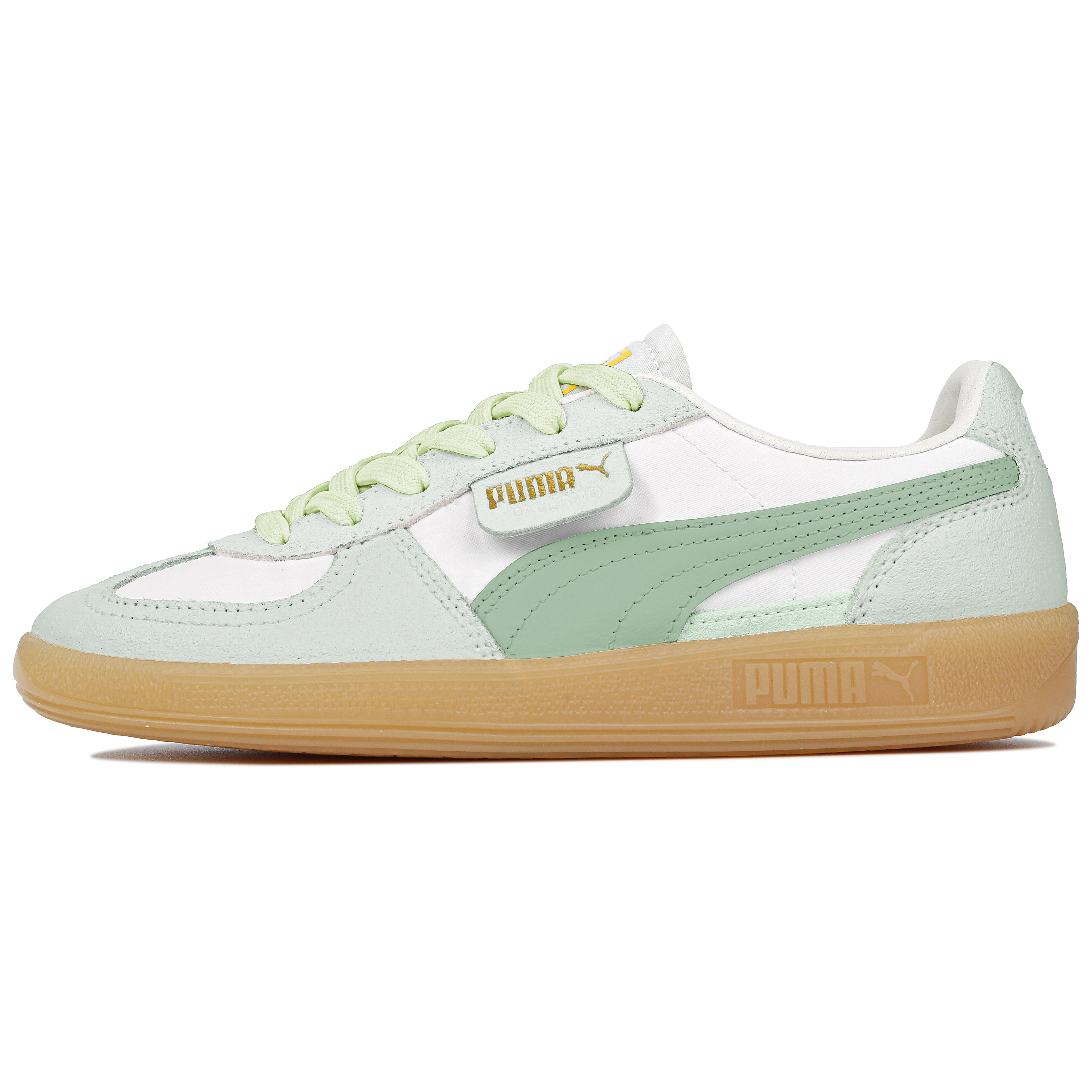 

Кроссовки Puma Palermo Skateboarding Shoes Unisex Low-top Green, зеленый