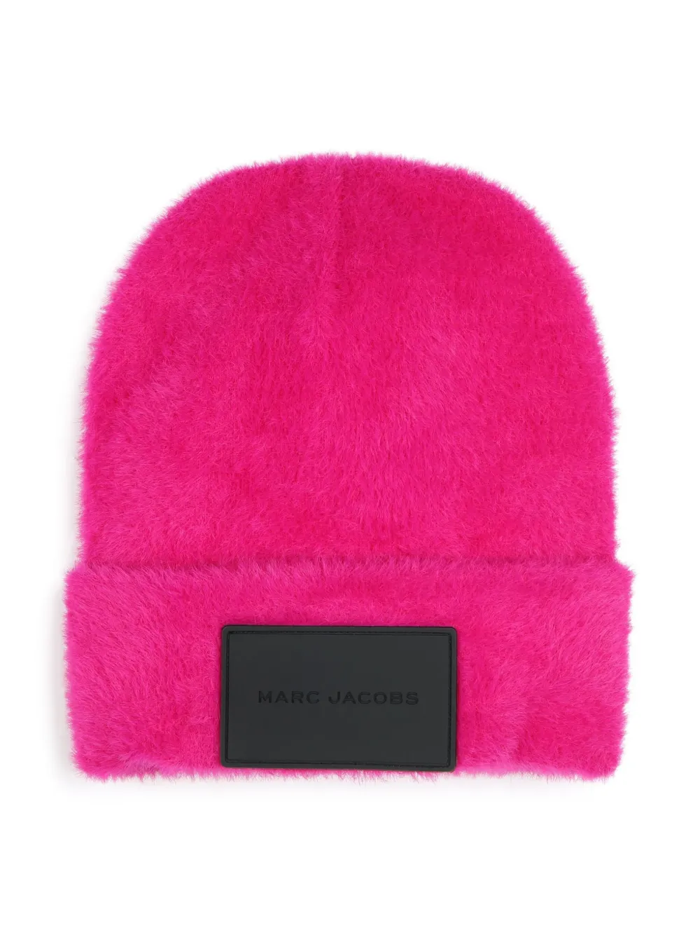 

Шерстяная шапка бини с нашивкой-логотипом Marc Jacobs Kids, розовый