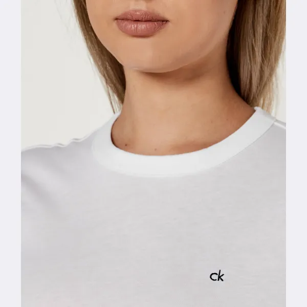 Облегающая футболка Calvin Klein, белый — фото 4