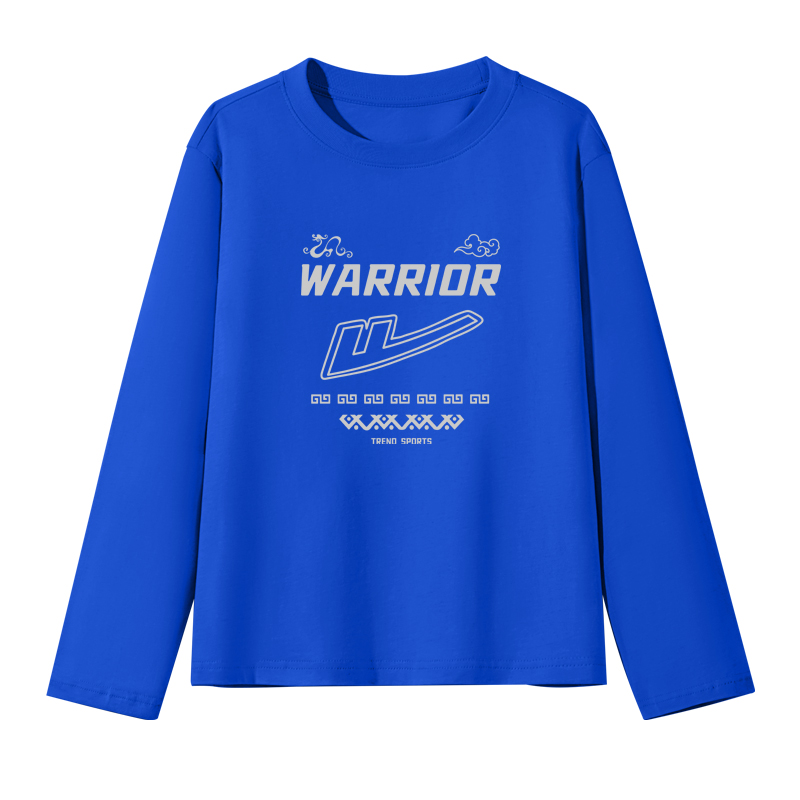Футболка для детей Crew Neck Moderate WARRIOR, iron серый/h серый pattern — фото 3