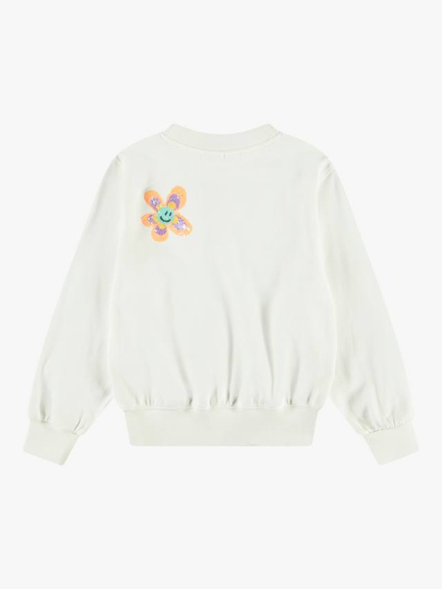 Детский свитшот Marge Joy of Flowers из органического хлопка Molo, White — фото 2