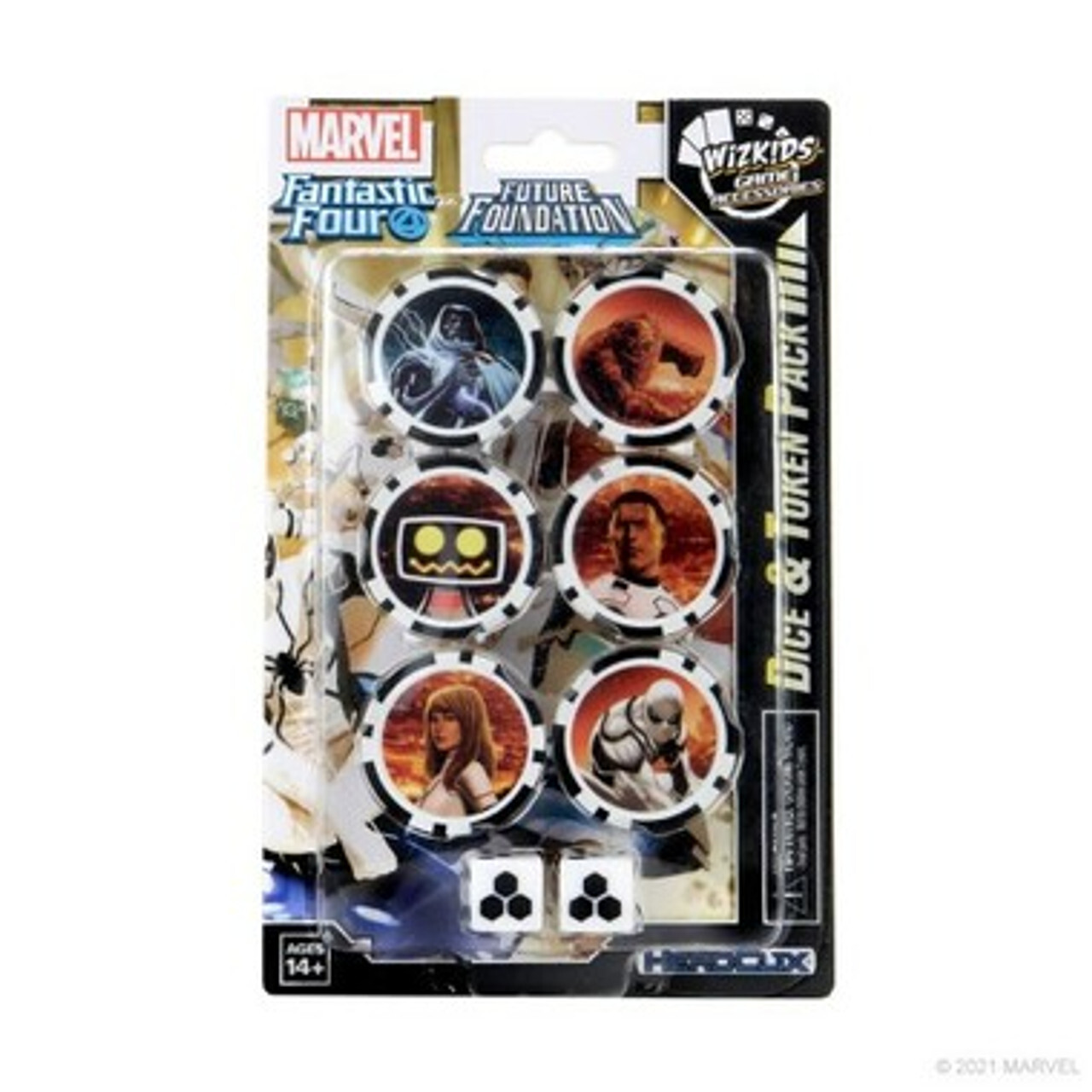 

Миниатюра Marvel HeroClix: Fantastic Four Future Foundation Dice & Token Pack