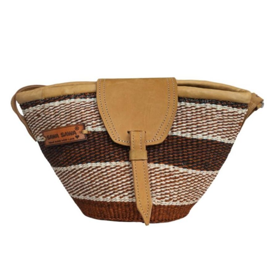 

Сумка через плечо ручной работы из сизалевой соломы Life Lines SAWA SAWA, No Color