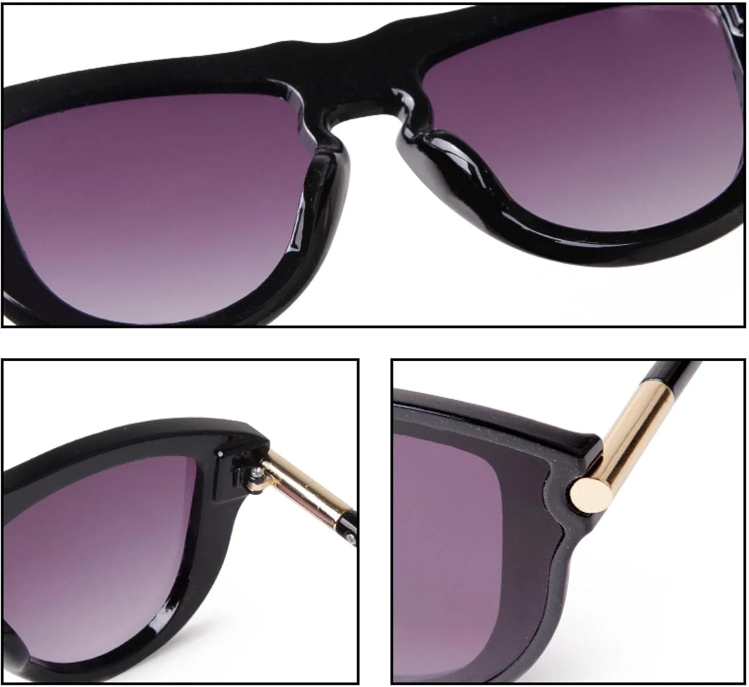 

Модные солнцезащитные очки для женщин и мужчин, пилотские, увеличенного размера, с градиентной защитой UV400, черные, для активного отдыха, подарок WNCKSQ, C2