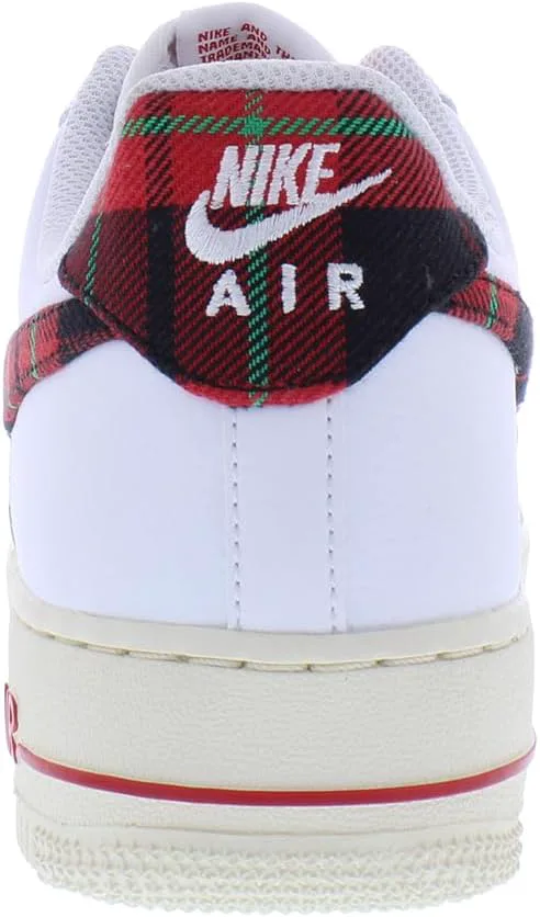 Мужские кроссовки Nike Air Force 1 '07 LV8, белый/красный/зеленый — фото 2