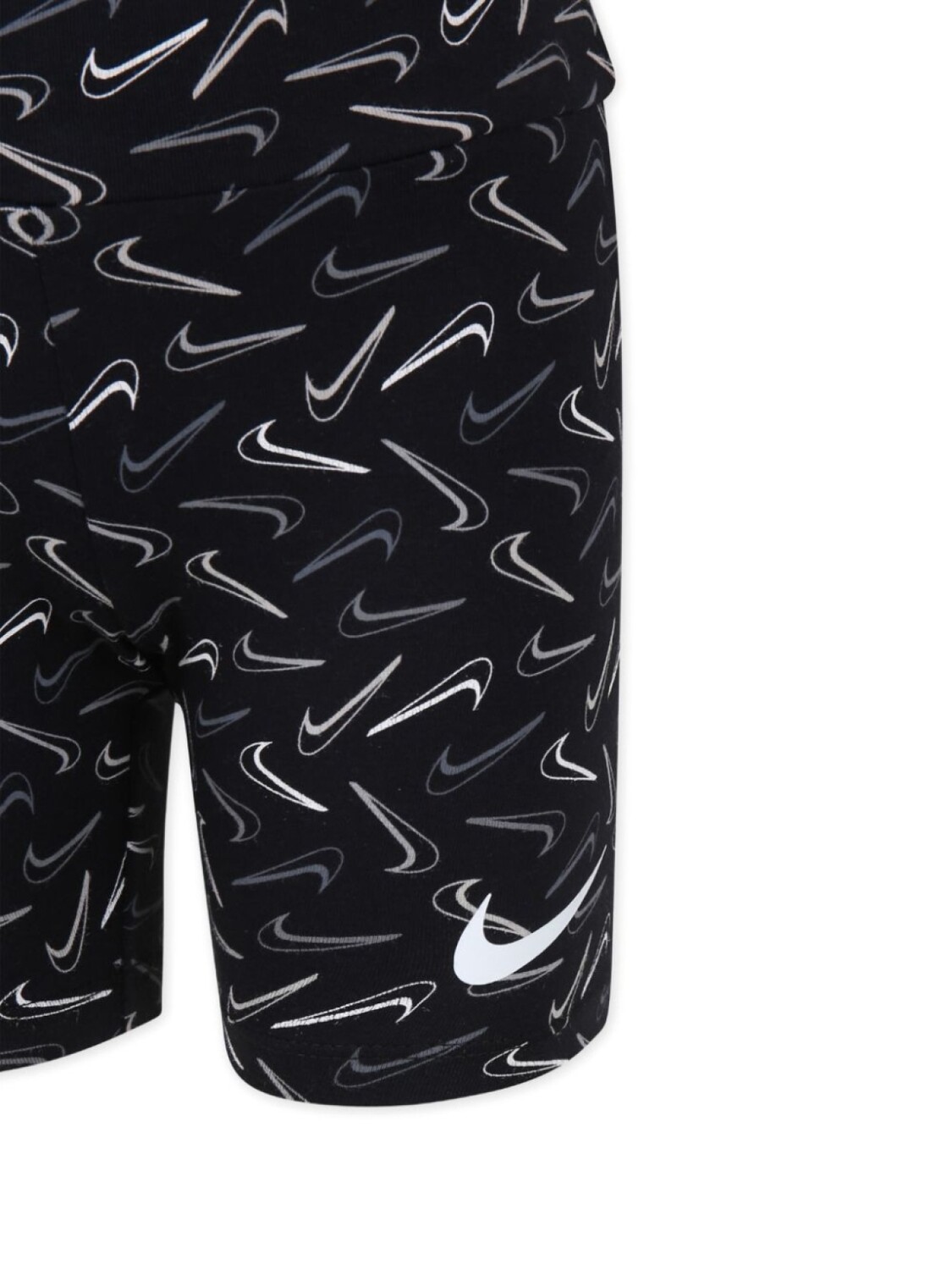 Nike Kids шорты с логотипом, черный — фото 3