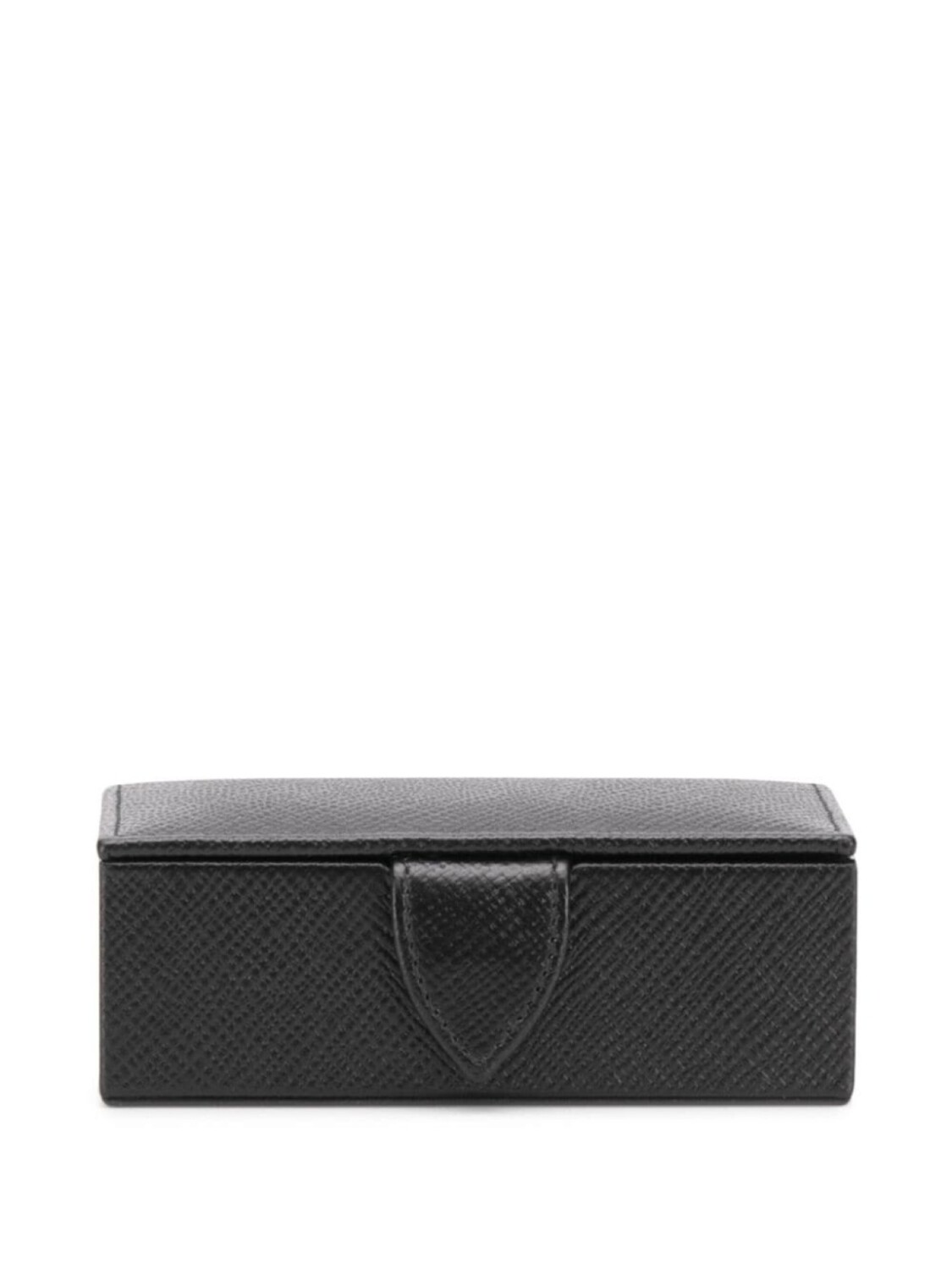 

Фактурная шкатулка для украшений Smythson, черный