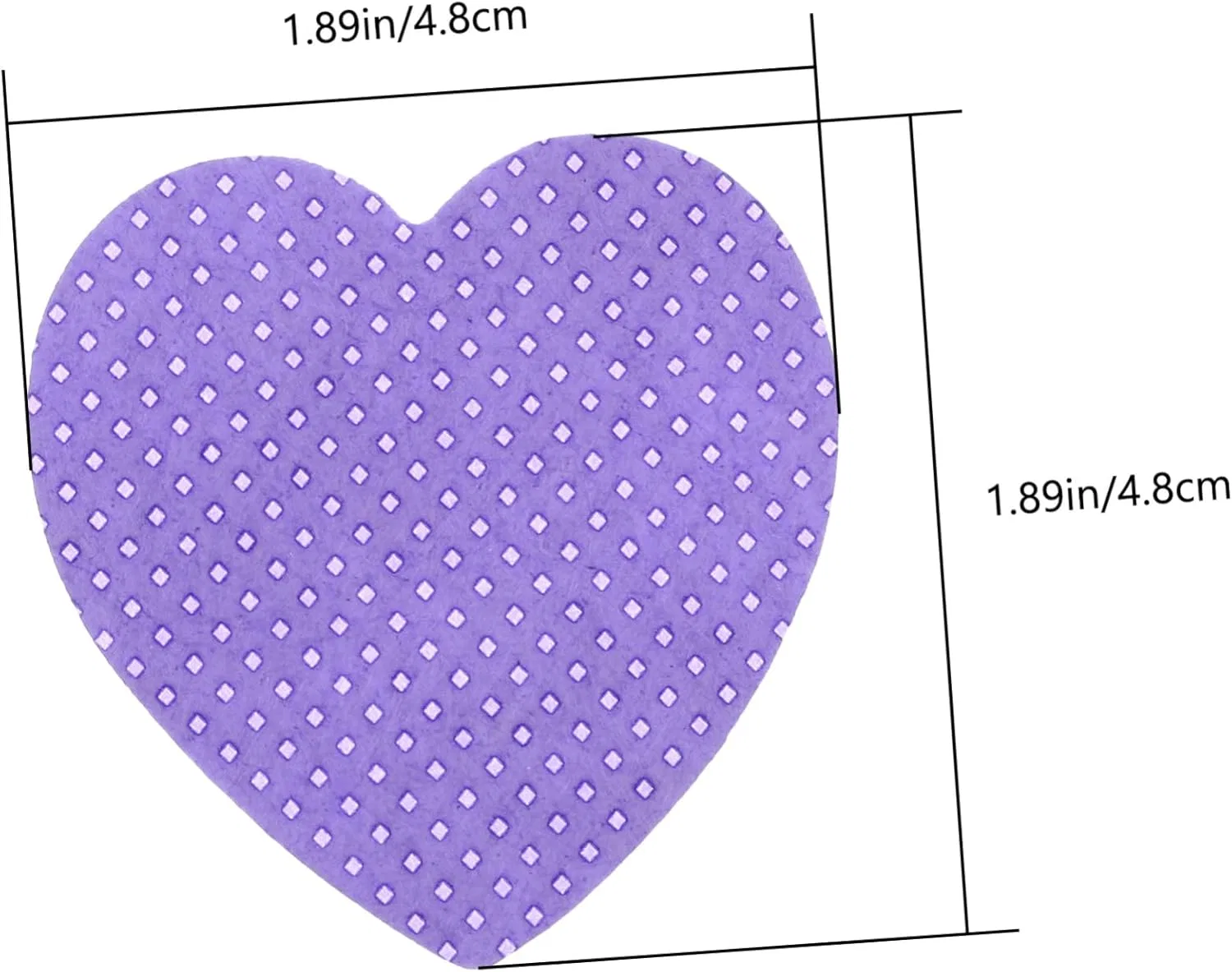 Средство для снятия макияжа Beatifufu — Салфетки для снятия лака с ногтей , , сердечки, 52 г — фото 3