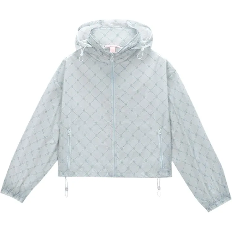 Куртка женские Victoria's Secret, Light Aqua Blue Logo Print