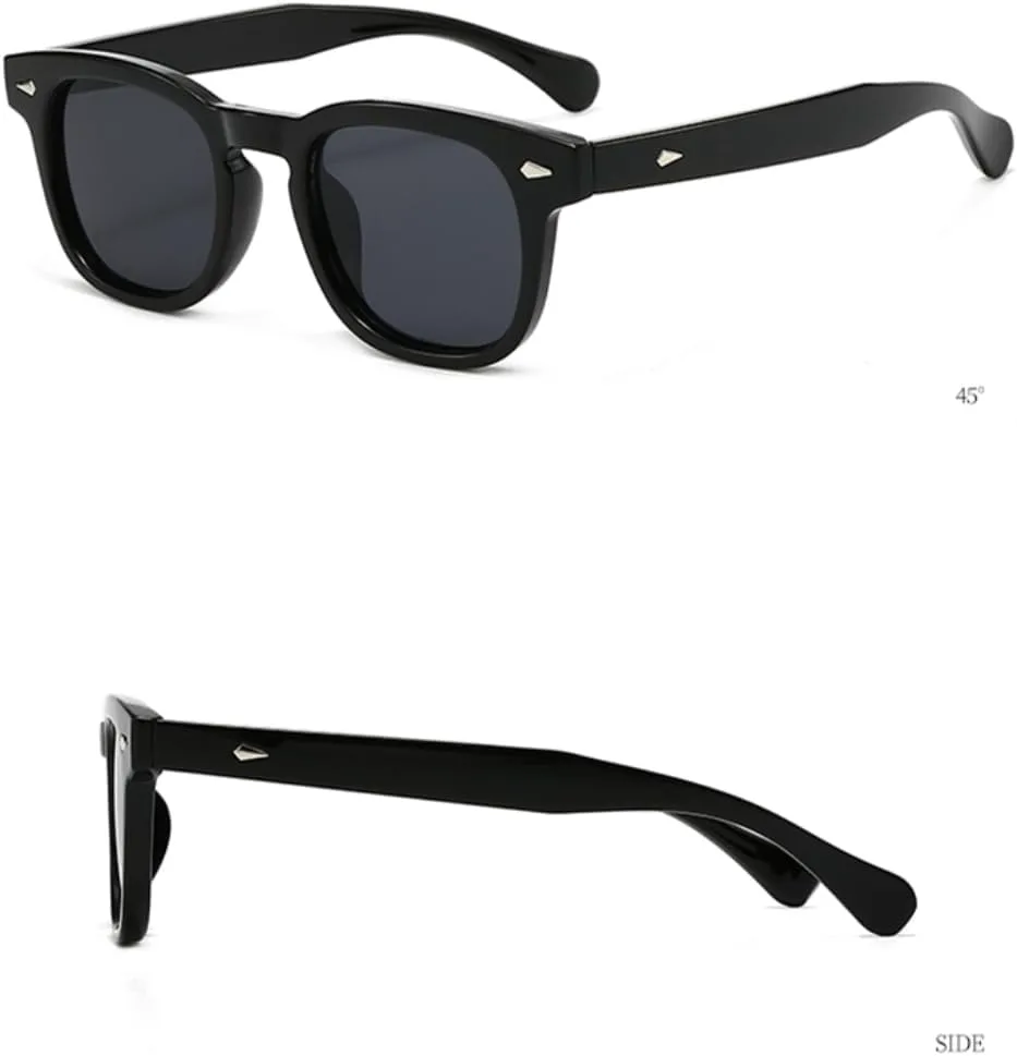 

Солнцезащитные очки с защитой UV400 | Коричневая круглая оправа с заклепками | Для женщин и мужчин, для занятий спортом на открытом воздухе и вождения DSVIGF, 08