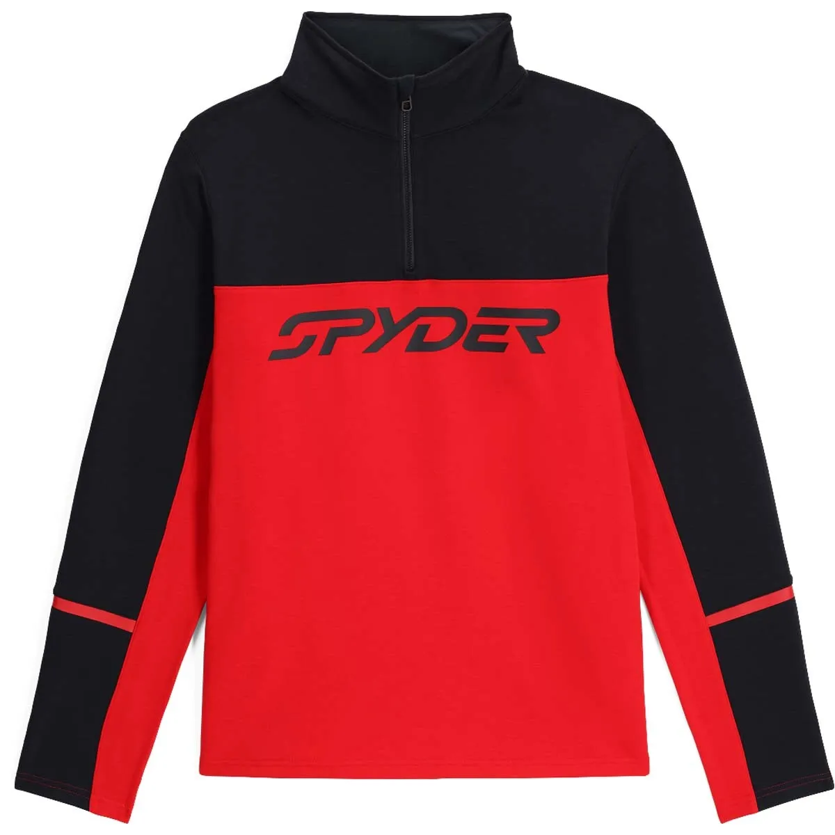 

Spyder Мужская флисовая кофта Speed 1/2 Zip Fleece, красный