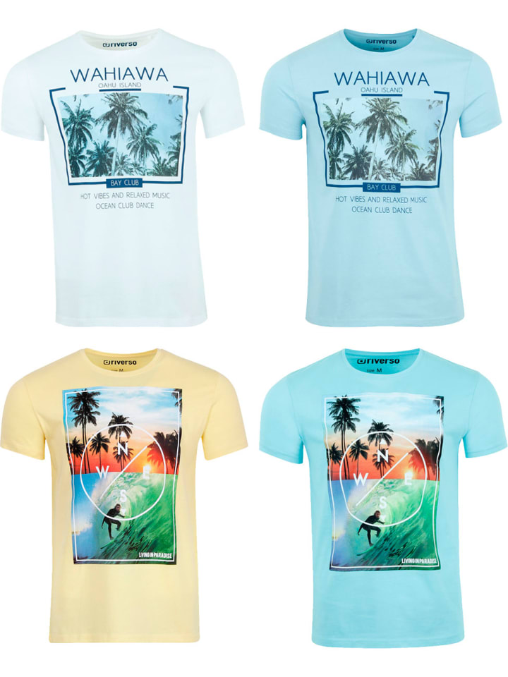 

Набор из 4 разноцветных футболок RIVLukas