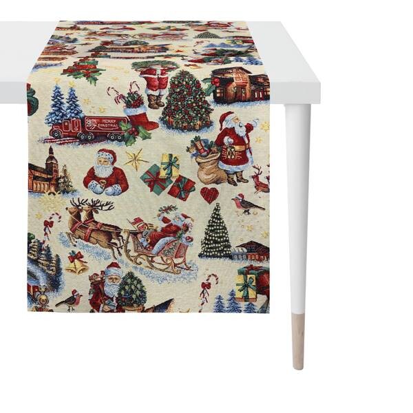 

Настольный бегун Apelt Winterwelt Typ D, 48x5x140 см, натуральный