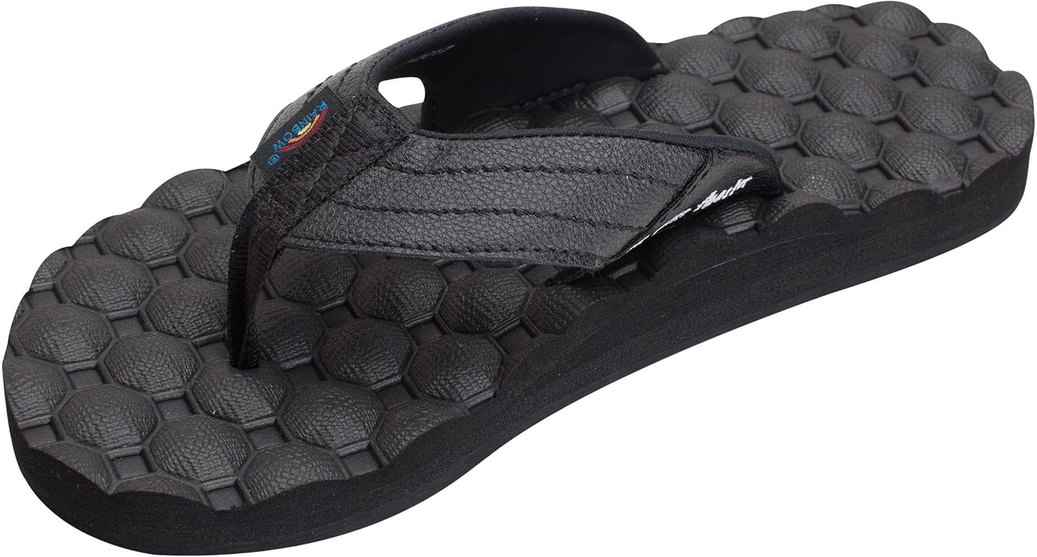 

Мужские резиновые сандалии Rainbow Sandals Holoholo с одним слоем, черный