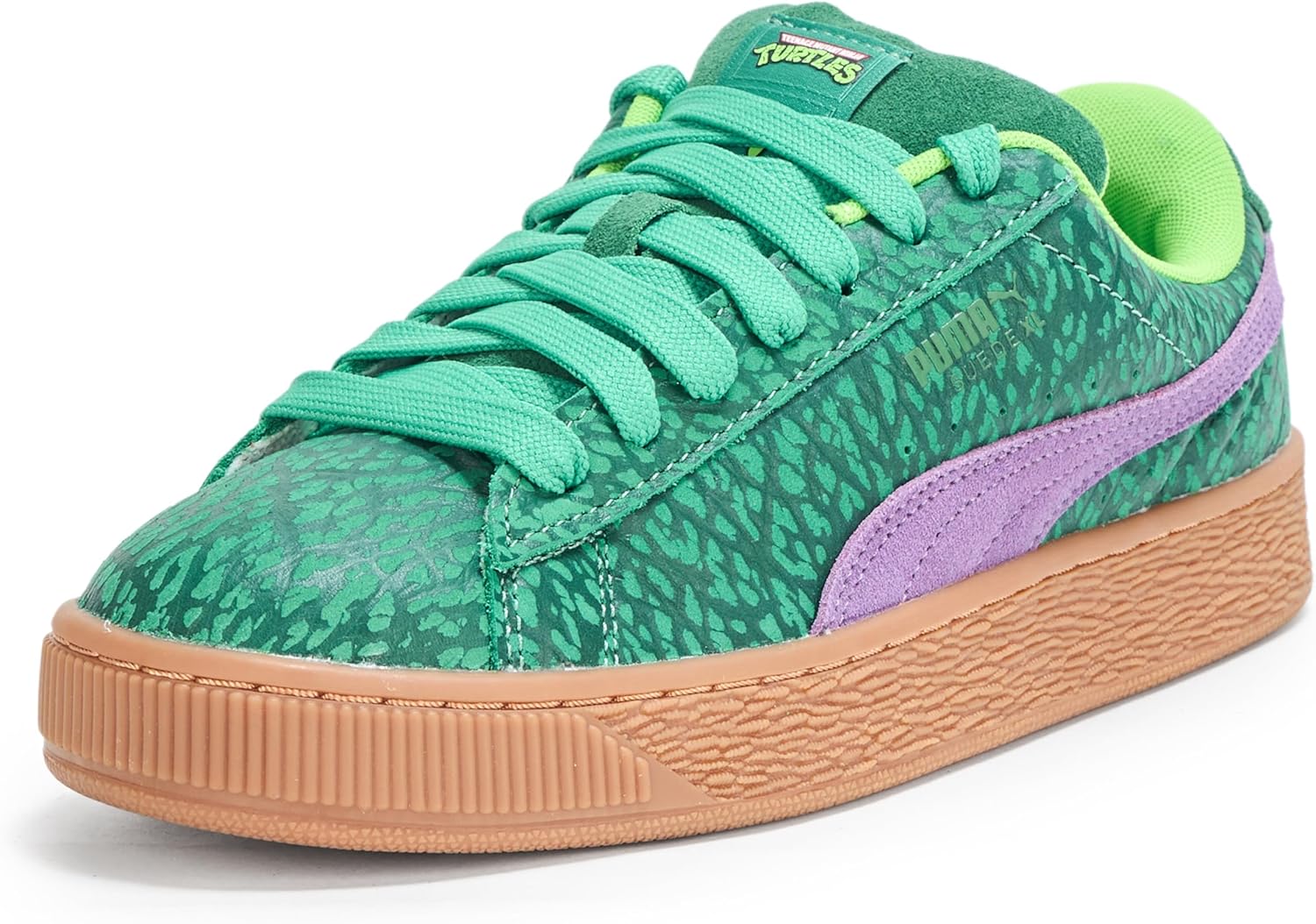 

Кроссовки Puma для детей и подростков из замши «Черепашки-ниндзя» XL (для старших детей), Vine/Gum