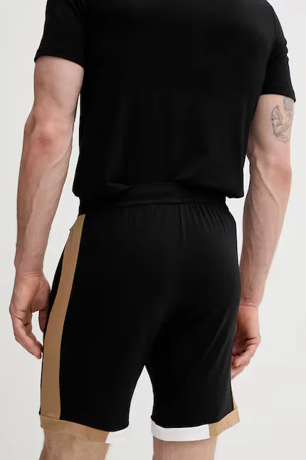Шорты пижамные из модала Balance Shorts BOSS, черный — фото 3