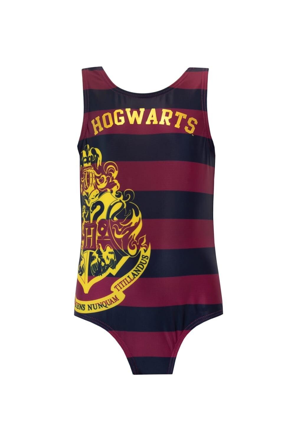 

Купальник в полоску с гербом Хогвартса Harry Potter, красный